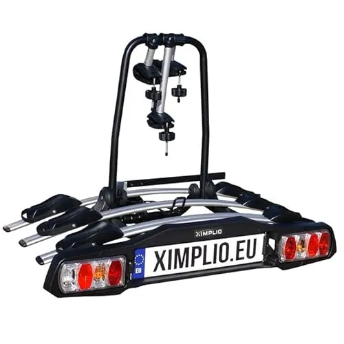 Fahrradträger für 3 Räder für Anhängerkupplung AHK