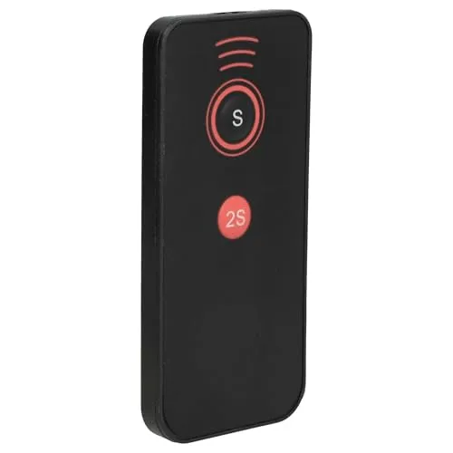 vhbw Infrarot-Fernbedienung Kamera kompatibel mit Sony Alpha Serie A230, A290, A330, A380, Nex-5, Nex-6, Nex-7, u.a. Ersatz für RMT-DSLR1