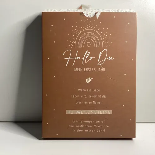 S151 - LuftUndLiebe Papterie - 40 Meilensteine - Mein Erstes Jahr