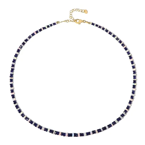 Saphir Opal Vergoldetes Silber Collier – Elegante Halskette von Cavill