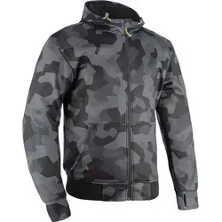 Oxford Super 2.0 Motorrad Hoodie 4XL - Motorradjacke mit weicher Polyester-Baumoll-Mischung und Aramidfutter, ausgestattet mit Ellbogen- und Schulterprotektoren für optimalen Schutz.