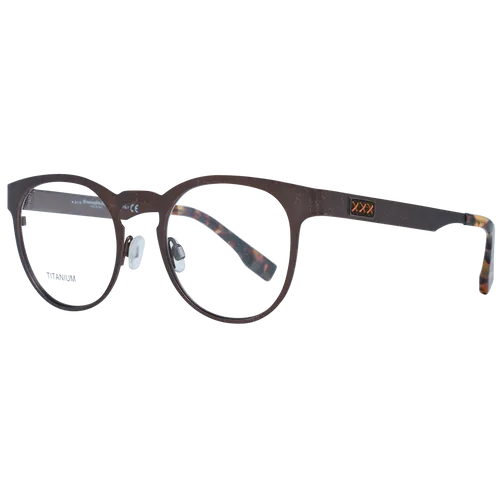 Ermenegildo Zegna Brillenfassung ZC5003 Titan für Herren - Elegante Herrenbrillenfassung aus hochwertigem Titan, langlebig und stilvoll. Ideal für den täglichen Gebrauch. Lieferung inklusive Original-Etui.
