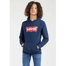 Levi's Kids Batwing Screenprint Hoodie für Jungen, Dress Blues, 8 Jahre - Kinder-Sweater aus weichem Fleece-Material mit klassischem Housemark-Logo für optimalen Tragekomfort und stylischen Look.