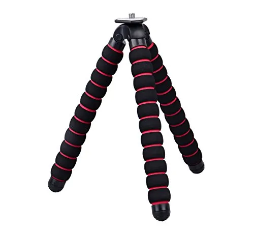 Octopus Tripod Größe L - Flexibles Stativ für DSLRs und Camcorder - Biegsames Ministativ für flexibles Positionieren, ideal für kreative Aufnahmen. Belastbarkeit bis 4kg, leicht und kompakt für unterwegs.