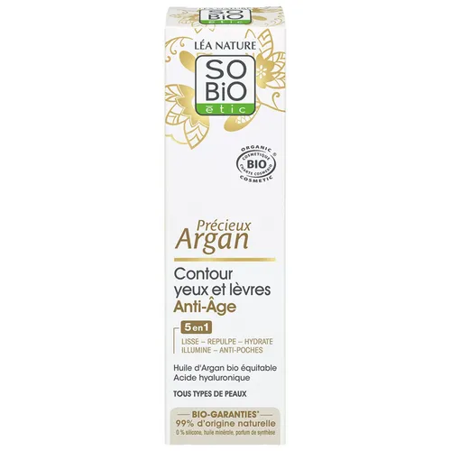 Léa Nature SO BIO étic Précieux Argan Augen- und Lippenkontur Anti-Ageing Bio 15