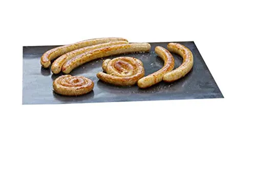 Durandal Grillmatte für Gasgrill 40x50 cm – Grillplatte | Grillfolie für Holzkohlegrills mit Antihaftbeschichtung – BBQ & wiederverwendbar – Grill Zubehör