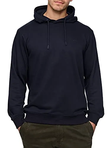 Indicode Herren Simpson Sweatshirt mit Kapuze | Hoodie Kapuzenpullover für Männer Navy, L