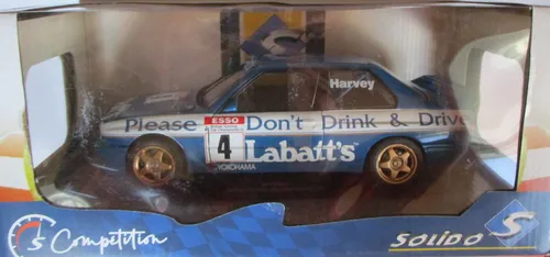 Solido® S1801512  1:18 BMW E30 M3 BTCC 1991 HARVEY #4  NEU OVP