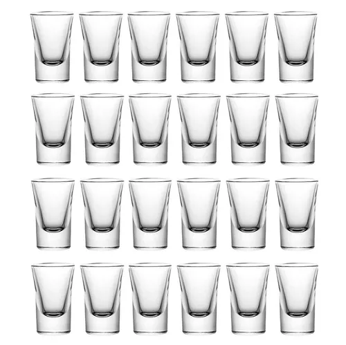 mixed24 Schnapsglas Set 96-tlg. - Schnapsgläser Set mit 96 Teilen, ideal für Partys und Veranstaltungen, perfekt für Shots und Cocktails.