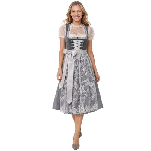 Dirndl Grau von dressforfun