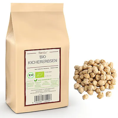  500g BIO Kichererbsen getrocknet für Hummus, Kichererbsen BIO 17 EUR/kg