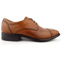 Ecco Herren Leder-Schnürschuhe in Hellbraun, Größe 45 - Herren-Schnürschuhe aus hochwertigem Leder, rutschhemmende Laufsohle und verstärkte Hinterkappe für optimalen Komfort und Halt.