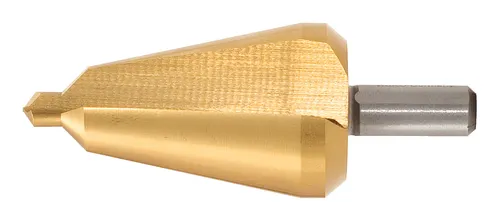 KS Tools HSS TiN Blechschälbohrer, Ø 5-25,4 mm - Metallbohrer mit TiN-Beschichtung für erhöhte Lebensdauer und Präzision beim Bohren von Blech.