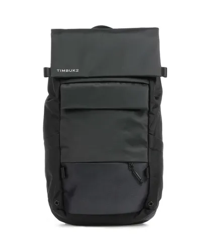 Timbuk2 Laptoprucksack Edge, Nylon schwarz - Daypack aus strapazierfähigem Nylon mit ergonomischem Rückensystem und Magnetverschluss, ideal für den sicheren Transport von Laptops bis 15 Zoll.