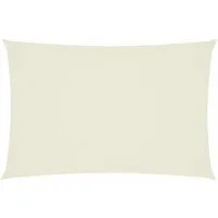 vidaXL Sonnensegel Rechteckig 2x4m Creme in beige von vidaXL