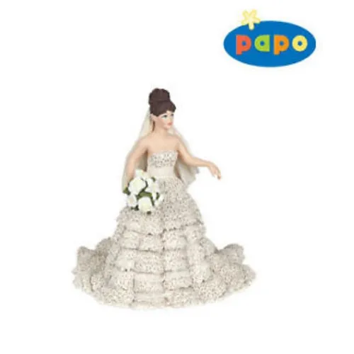 Papo 38819 Braut im Spitzenkleid 9,5 cm Sagen + Märchen