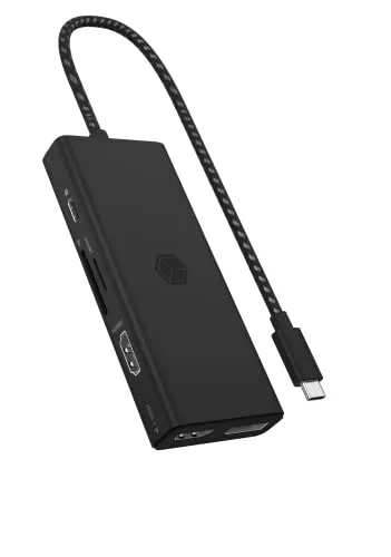ICY-BOX Dockingstation IB-DK4011-CPD - Weiteres Notebook-Zubehör mit 100 W Ladeleistung, ideal für Notebooks und MacBooks, unterstützt 4K UHD und bis zu 3 Displays.