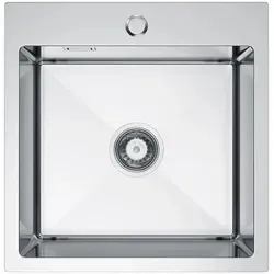 Küchenspüle Edelstahl 46×45 cm