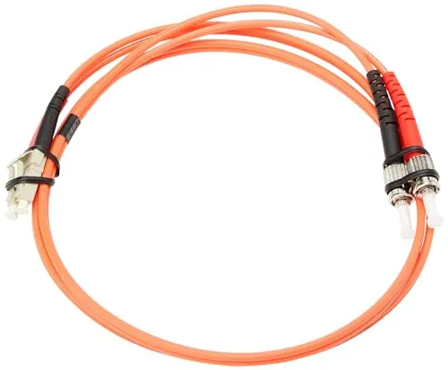 StarTech.com Multimode LC auf ST Glasfaserkabel 1m - LWL / Glasfaser 50/125µ Duplex Patchkabel - Netzwerkkabel LC - ST Orange