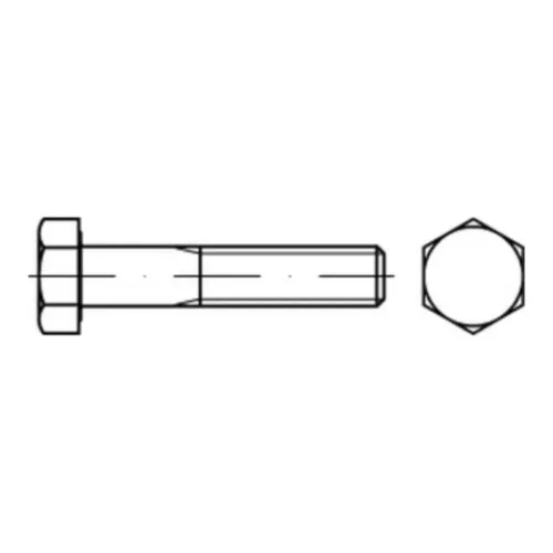 ISO 8765 10.9 M 12 x 1,5 x 40 S - 100 Stück - Maschinenschrauben ISO 8765 10.9, hohe Festigkeit und ideal für anspruchsvolle Anwendungen, 100 Stück im Set.