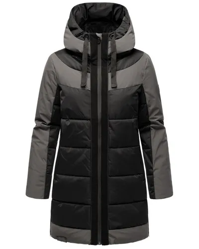 Navahoo Steppjacke Samtkätzchen Modischer, gesteppter Damen Winter Kurzmantel