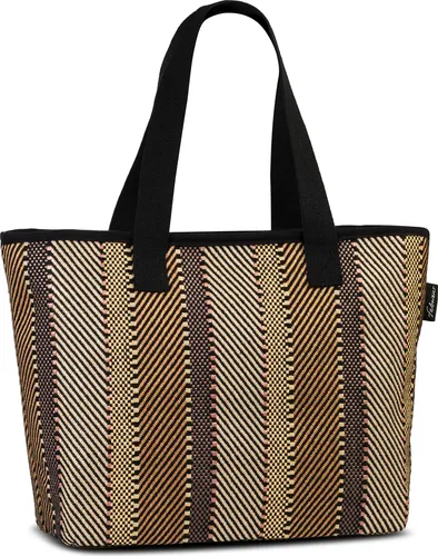 Fabrizio Badetasche Braun - Praktische Freizeitbegleiter - Stylische Badetasche aus Baumwolle mit Hauptfach und Reißverschluss. Ideal für Ausflüge oder den Strand, mit zwei Griffen für flexibles Tragen. Leicht zu reinigen und perfekt für jeden Tag.