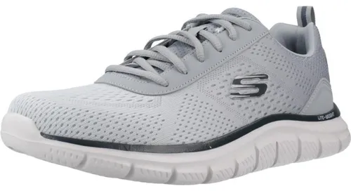 Skechers TRACK RIPKENT Sneaker grau 44 EU - Moderne Sneaker in Größe 44 EU, aus atmungsaktivem Mesh, ideal für Freizeitaktivitäten. Maschinenwaschbar und mit rutschfester Gummi-Sohle für optimalen Komfort.