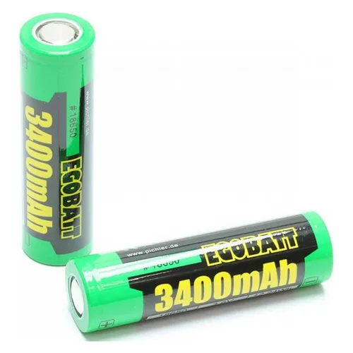 Pichler Li-Ion Akku 18650 EGOBATT 3400 - 3.7V (VE=2St.) (3400 mAh, 3.70 V) (18650)
