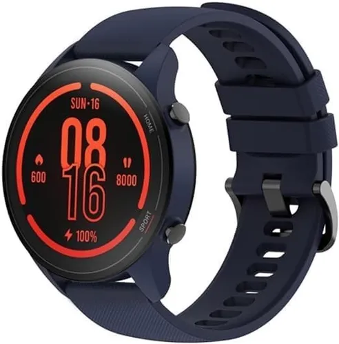 Xiaomi Mi Watch Fitnesstracker Smartwatch - Navy Blue - Smartwatch mit umfassenden Fitness-Tracking-Funktionen, wasserdicht und mit GPS, ideal für Sportbegeisterte und Gesundheitsbewusste.