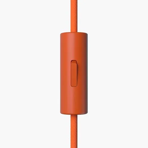 3er Set Lightstock Tasteful Switch, Zylindrischer Lampenschalter, 1-polig, Orange - Stylischer 1-poliger Lampenschalter im 3er Set für eine ansprechende Beleuchtung. Ideal für Textilkabel, einfach zu montieren und mit geprüfter Qualität. Perfekt für dein individuelles Lampendesign!