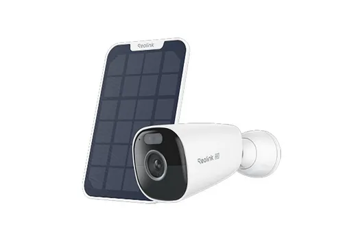 Reolink Überwachungskamera Argus Eco Ultra mit Solarpanel - Moderne 4K Solar Akkukamera mit 5/2,4GHz WLAN für flexible Überwachung ohne Kabel. Ideal für drinnen und draußen, sorgt für Sicherheit rund um die Uhr.