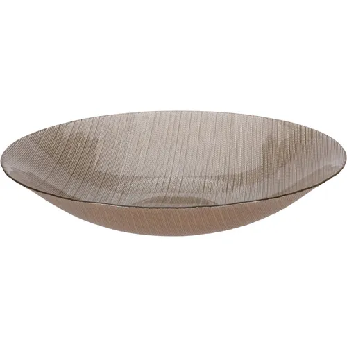 Schale aus Glas KARNEOL, Ø 30 cm in gold von Home & Styling Collection