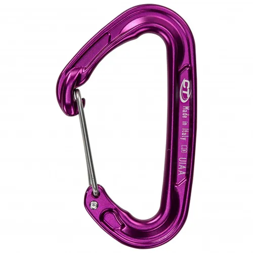 Climbing Technology - Fly-Weight Evo - Schnappkarabiner Gr Single lila/rosa