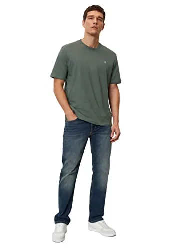 Marc O'Polo Logo-T-Shirt aus Bio-Baumwolle, Gr. XXL (56), mangrove - T-Shirt aus Bio-Baumwolle für angenehmen Tragekomfort, dezente Logo-Bedruckung und ideal für einen lässigen Look. Perfekt für umweltbewusste Modefans.