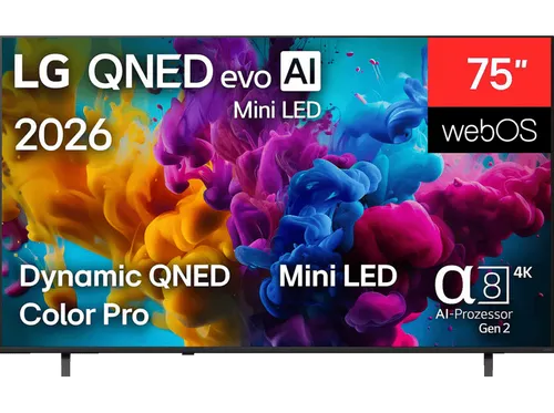 LG 75QNED8MB6A QNED evo TV (Flat, 75 Zoll / 190 cm, UHD 4K, SMART TV)