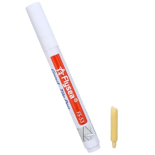 Wasserfester Fliesenfugenmarker für Küche und Bad – Weiß