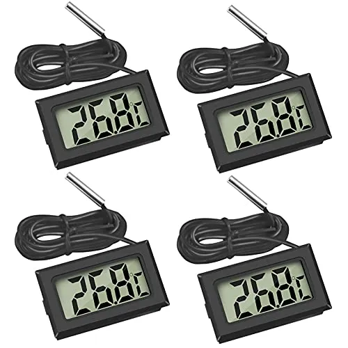 Thlevel Digital LCD Thermometer mit externem Sensor