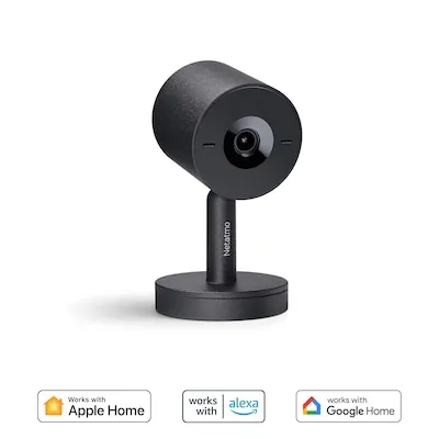 Netatmo Indoor Kamera - Smarte Innenkamera für den Innenbereich - Überwachungskamera mit 2K Auflösung, Gesichtserkennung und Nachtsichtfunktion. Ideal für die Sicherheit in Ihrem Zuhause.
