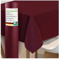Sensalux Tischdeckenrolle Bordeaux 1,18m x 25m in rot von Sensalux