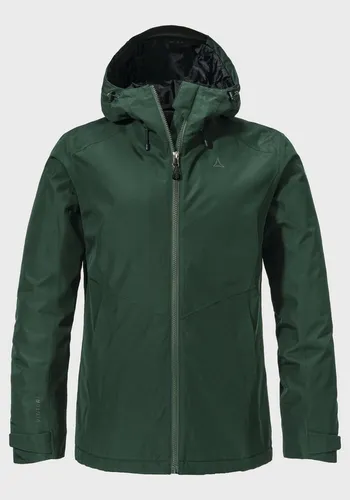 Schöffel Outdoorjacke Hiking Ins Jacket Style Wildkar WMS - Grün XXL (44) - Funktionsjacke für Wanderungen, atmungsaktiv mit 10.000 g/m²/24h, ideal für aktive Outdoor-Enthusiasten, ausgestattet mit verstellbarer Kapuze und sportlichem Design.