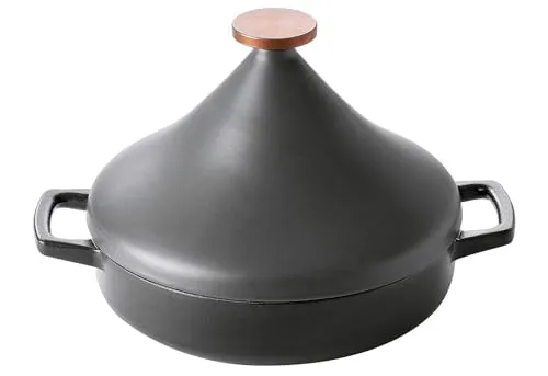 Tajine aus Gusseisen, 26 cm, schwarz - 15140014 - beka - Tajines aus hochwertigem Gusseisen, ideal für aromatisches Kochen und stilvolle Tischpräsentation. Ein Blickfang auf jedem Buffet!