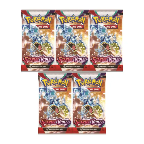Pokémon TCG: Scarlet Violet 1 Booster Display Box (36 Packs) - Entdecke neue Pokémon Ex und Tera Pokémon aus der Region Paldea!