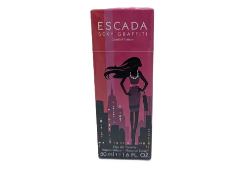 Escada Sexy Graffiti Eau de Toilette 50ml - Verführerischer Duft für Damen - Damenparfüm in 50ml Sprayform, das mit seinem fruchtig-blumigen Aroma für unvergessliche Momente sorgt. Ideal für jeden Anlass.