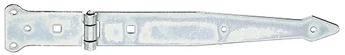 Alberts 315344 Werfgehänge | mit vernietetem Stift | galvanisch verzinkt, dickschichtpassiviert | Band 300 x 45 mm | Scharnier 101 x 63 mm