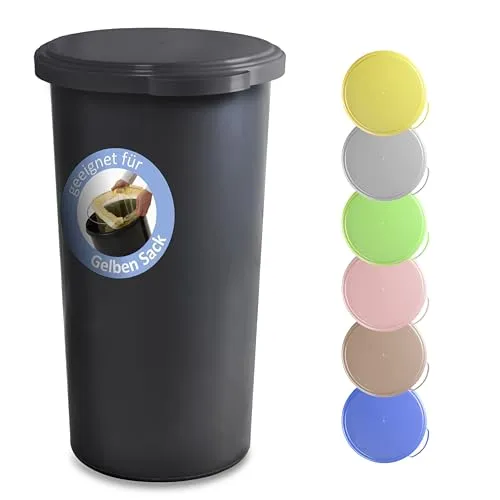 KUEFA 60L Müllsackständer mit flachem Deckel von KUEFA