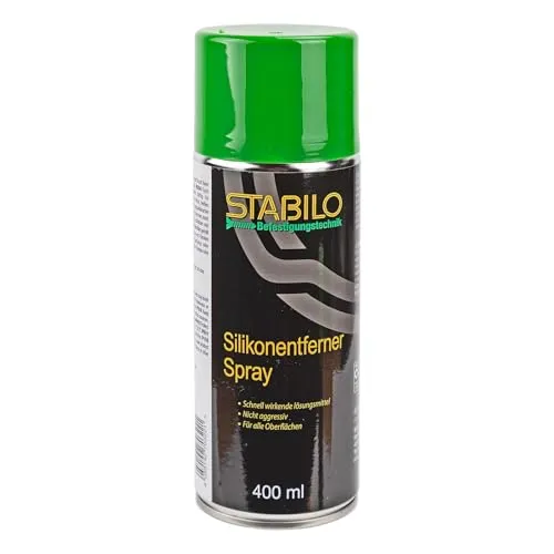 Silikonentferner Spray 400ml | Siliconentferner, Entfetter, Reiniger, Entferner für Silikon