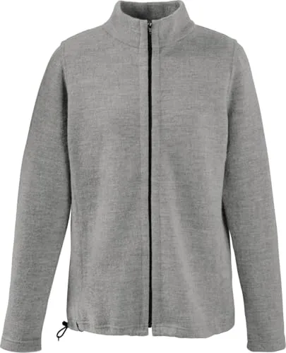 Mufflon Mu-Juma Strickjacke, M, Fog S9 - Damen Strickjacke aus 100 % Mulesing-freier Merinowolle, 320 g/m², sorgt für natürliche Temperaturregulierung und höchsten Tragekomfort bei jedem Wetter.