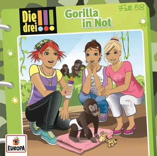 Ann-Katrin Heger | Die drei !!! 58: Gorilla in Not | Audio-CD | Deutsch (2018)