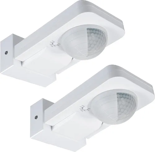 2x Bewegungsmelder Außen Sensor Infrarot PIR 2000W IP65 - Sensoren & Bewegungsmelder, ideal für Außenbereiche mit IP65 Schutz, sorgt für Sicherheit und Komfort durch automatische Erkennung von Bewegungen.