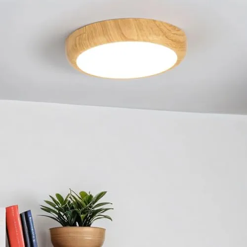 Licht-Erlebnisse Flache LED Deckenleuchte LARA 1x 14 W - Moderne Deckenleuchte für Badezimmer, Küche und Flur mit einstellbarer Lichtfarbe und hohem Spritzwasserschutz für individuelle Atmosphäre.